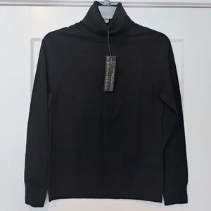 Banana Republic Classic Black Turtleneck Sweater